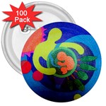Mother&Baby 3  Button (100 pack)