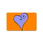 Blue Heart Magnet (Name Card)