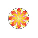 flower_round Hat Clip Ball Marker (10 pack)